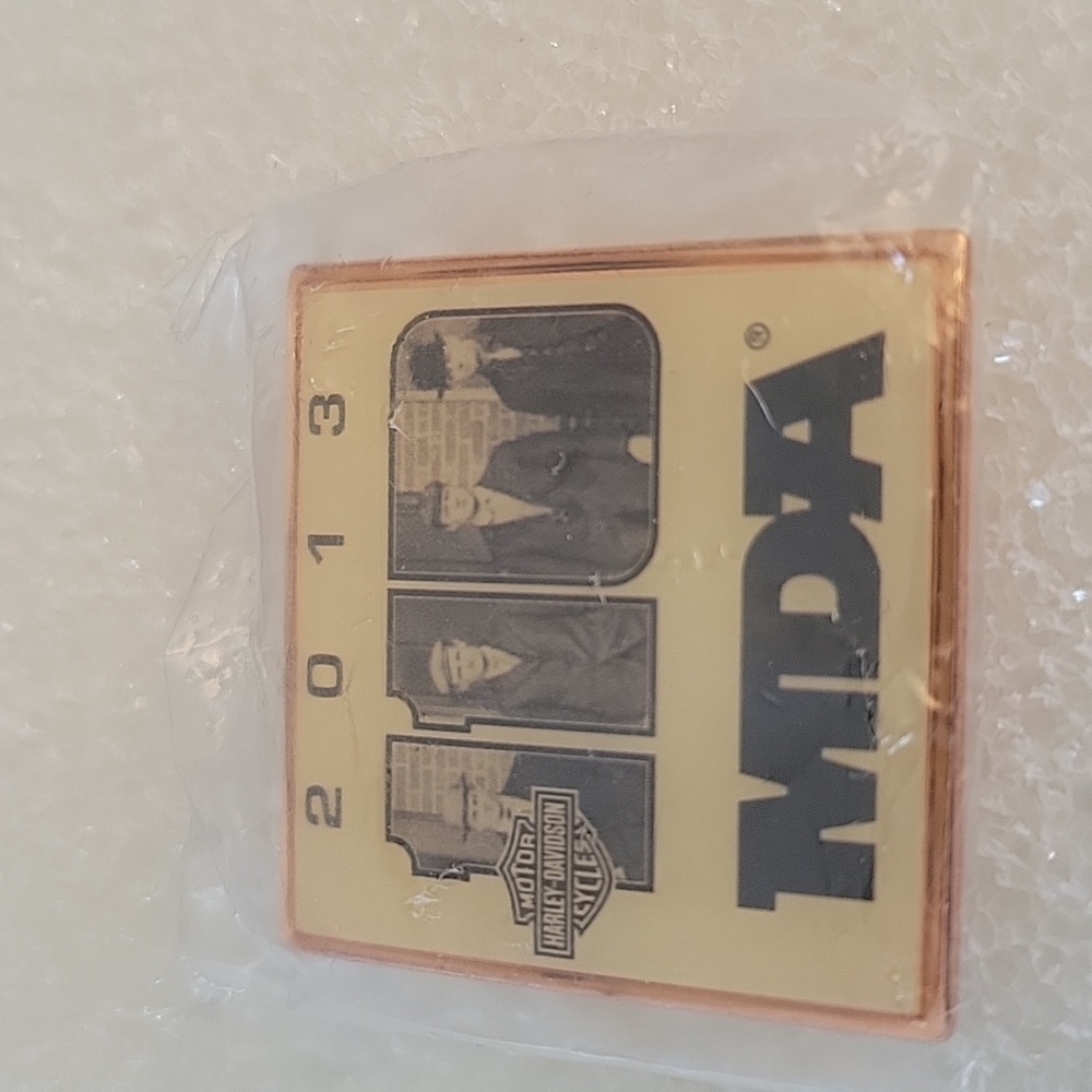 #B Brand New 100 year MDA Harley Davidson Pin 2013